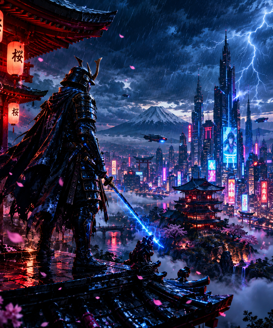 Cyber Samurai — Neon Storm 1